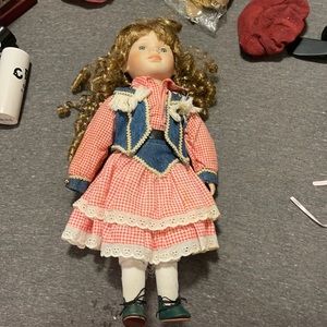 Country Cow Girl Doll with adorable cow girl outfit